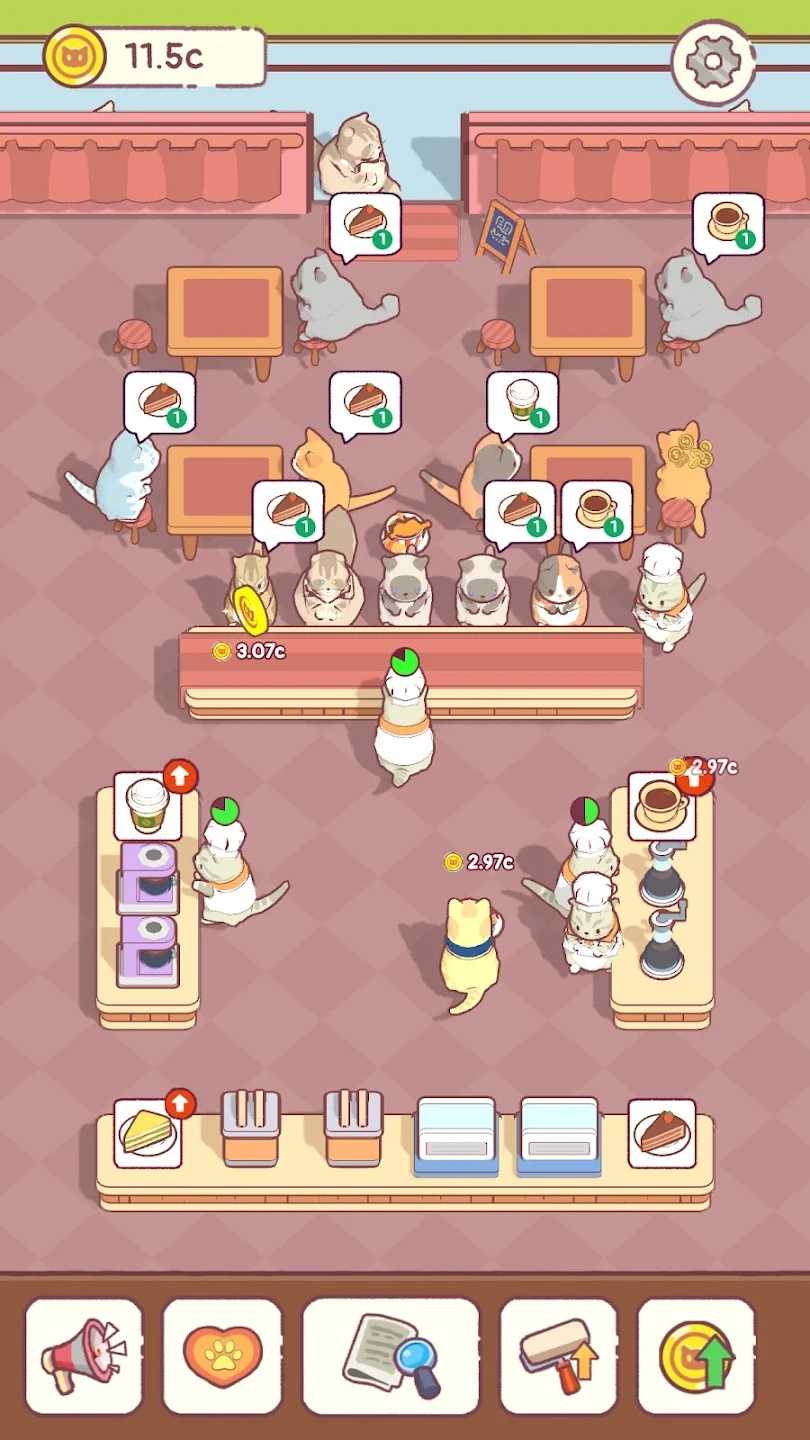 猫零食咖啡馆游戏(CatSnackCafe)截图1