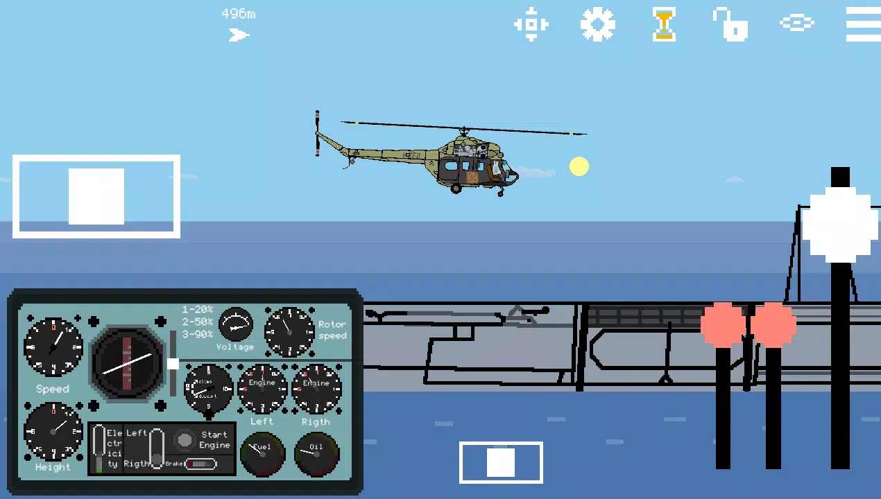 像素直升机模拟器最新版(PixelHelicopterSimulator)截图1