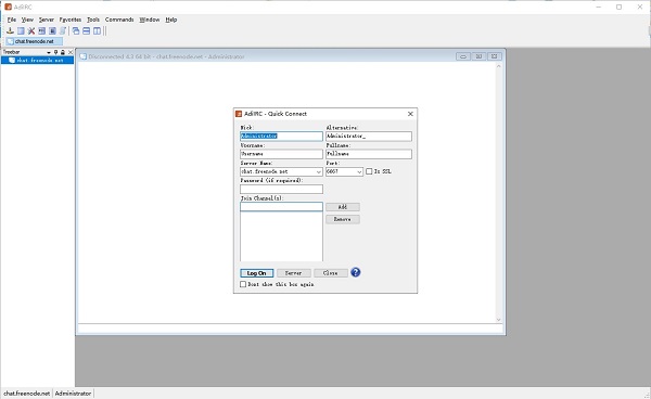 AdiIRC(IRC客户端)截图0