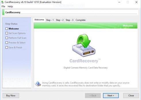 CardRecovery(数码相机恢复工具)绿色版截图1