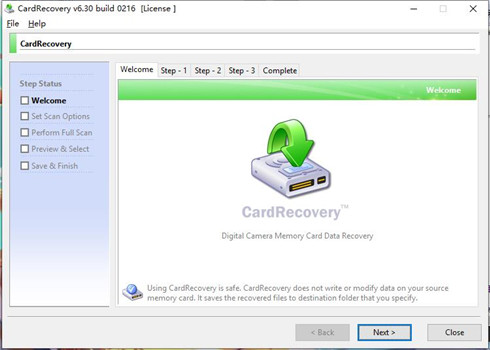 CardRecovery(数码相机恢复工具)绿色版截图0