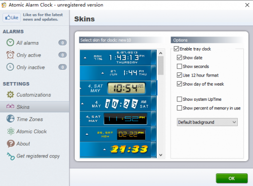 Atomic Alarm Clock(系统时钟美化软件)
