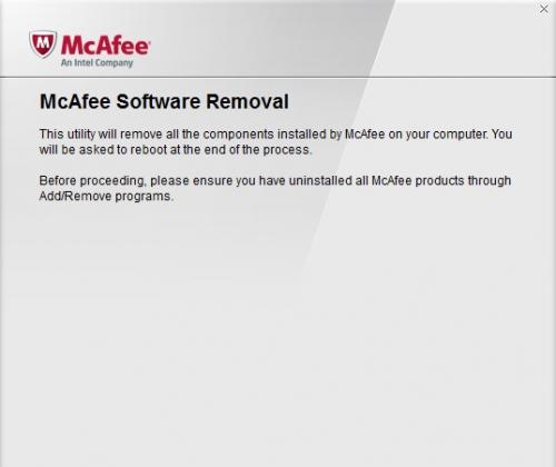 McAfee Removal Tool(迈克菲卸载工具)