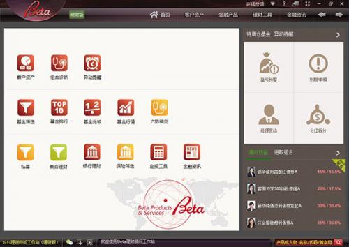 Beta理财顾问工作站