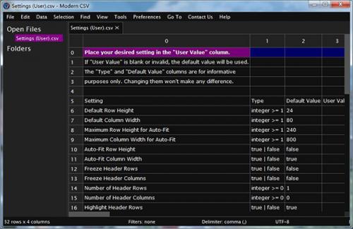 Modern CSV(CSV文件编辑器)