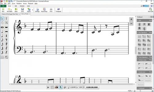 crescendo乐谱编辑器