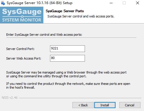 SysGauge Server(电脑系统性能监控工具)