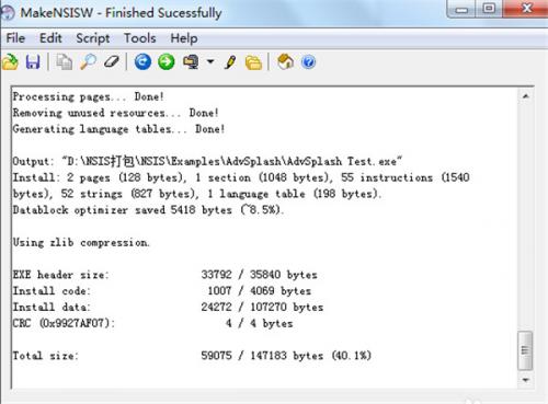 nullsoft scriptable install system(NSIS)