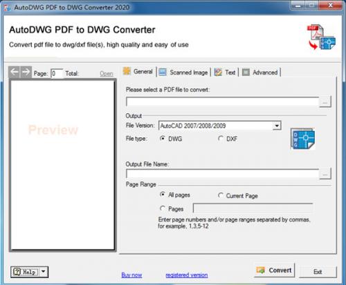 AutoDWG PDF to DWG Converter 2020(pdf转dwg转换器)免费版