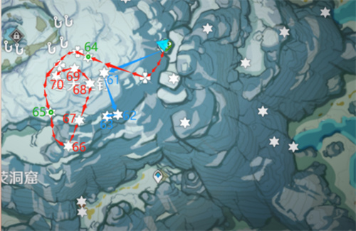 原神绯红玉髓位置路线 绯红玉髓采集路线图