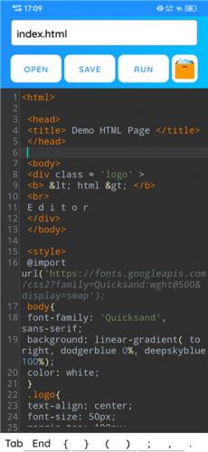 HTML Editor编辑器